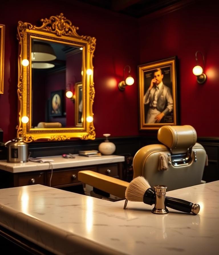 Barber tattoo work