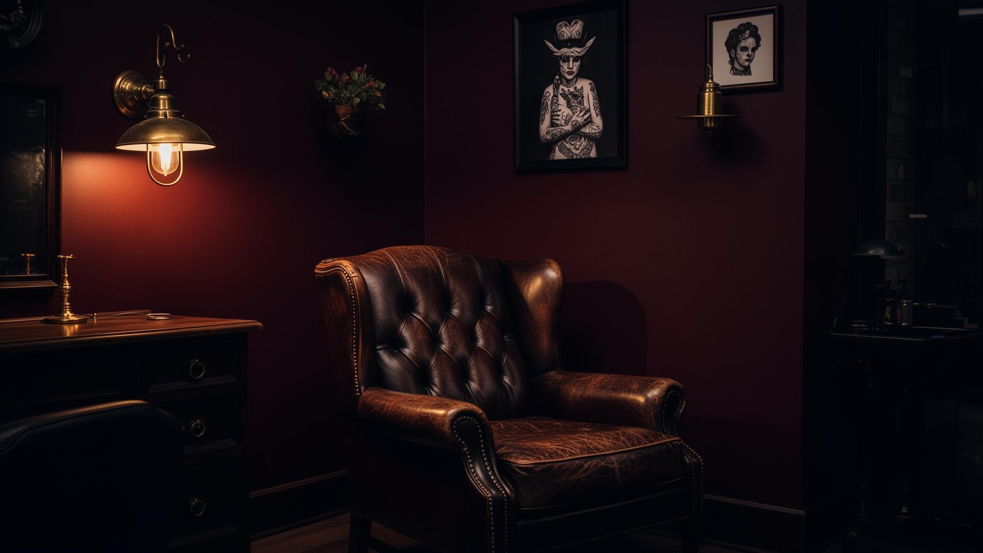 Inside the studio