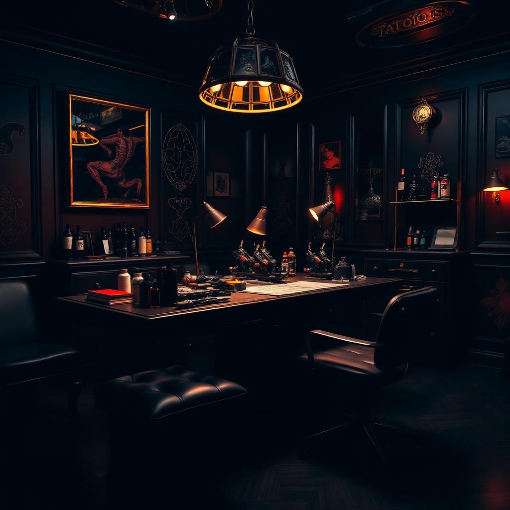 Tattoo artist workstation